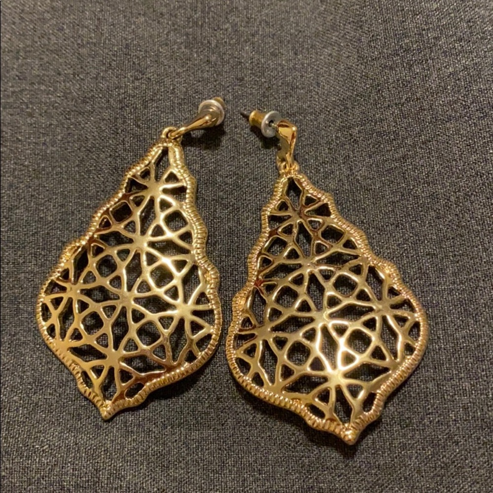 Goldtone earrings ( not k.scott)